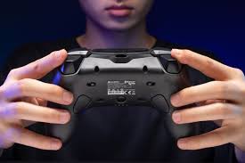 Controller's trigger buttons close-up